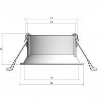 Armatürler POINT Twist (RAL9005 — GU10)