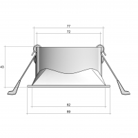 Armatürler POINT-S Twist (RAL9005 — GU10)