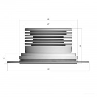 Armatürler HOKASU DOT Spin Edgeless DTW noPS (RAL9003 — 2.2-4K/10W/60deg/CRI97)