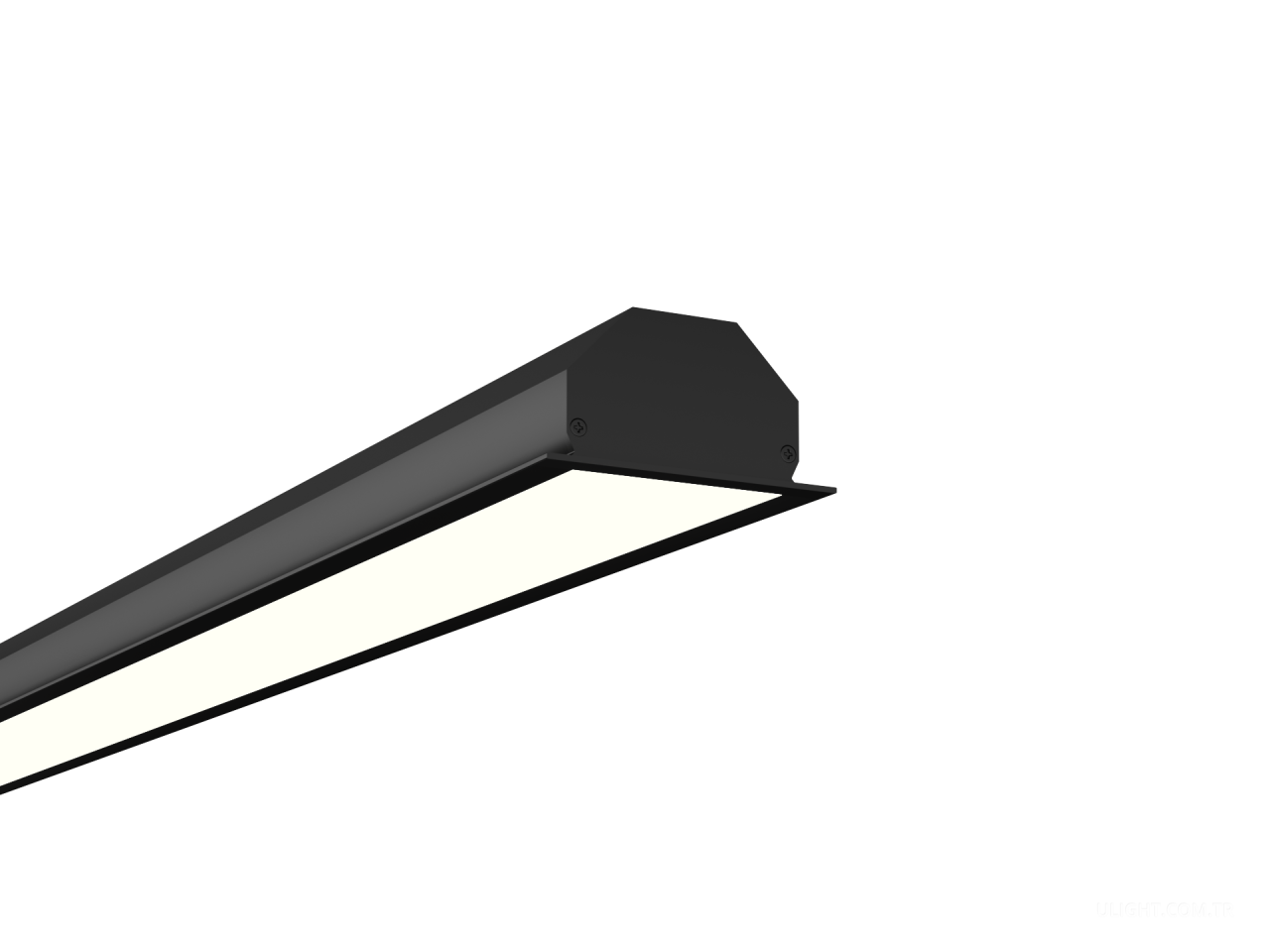 Lineer armatürler LINE4932P Adaptör olmadan (RAL9005/500mm/LT70 — 4K/17W)