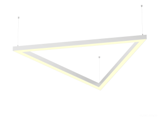 Armatürler HOKASU Delta 35/40 (RAL9003/3x819/LT70 — 3K/55W)