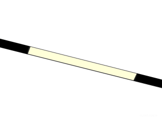 Armatürler HOKASU OneLine LF (ral9005/373mm/LT70 — 3K/14W/120deg)