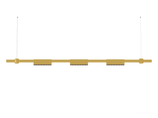 Askılı armatürler HOKASU PL11 (GOLD/1500mm – 190mm/3K/10.5W/40deg)