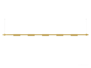 Askılı armatürler HOKASU PL11 (GOLD/2500mm – 200mm/LT70/4K/30W/120deg)