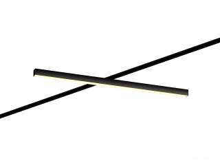 Raylı armatürler HOKASU S50 TR2 (RAL9005/1000mm/LT70 — 3K/38W)