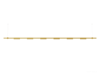 Askılı armatürler HOKASU PL11 (GOLD/3000mm – 200mm/LT70/4K/36W/120deg)