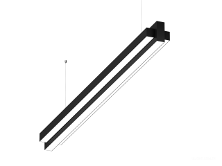 Lineer armatürler HOKASU Brick (RAL9005/2000mm/LT70 — 4K/42W)