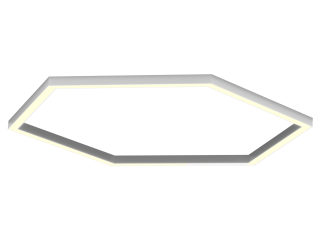 Armatürler HOKASU Hexagon S50 (RAL9003/824*6mm/LT70 — 3K/104W)