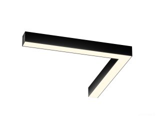 Armatürler HOKASU Corner S50 (RAL9005/830x830mm/LT70 — 3K/35W)