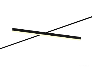 Raylı armatürler 6063 5050 TR2 (RAL9005/1250mm/LT70 — 3K/48W)