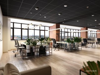 Ascreen Genel Merkezi Open Space Tarzı Projemiz
