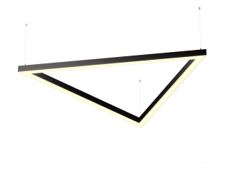 Armatürler HOKASU Delta 35/40 (RAL9005/3x819/LT70 — 3K/55W)