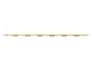 Askılı armatürler HOKASU PL11 (GOLD/3000mm – 190mm/3K/21W/40deg)