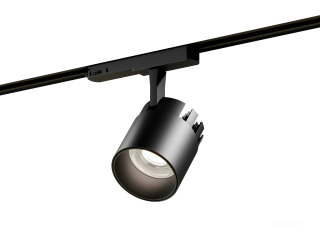 Raylı armatürler HOKASU HS80 TR4 (RAL9005/60deg — 3K/10-30W/CRI90)