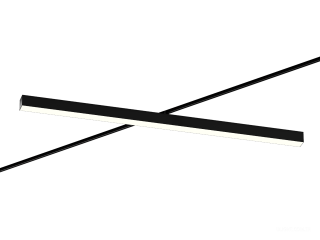 Raylı armatürler HOKASU S50 TR4 (RAL9005/1250mm/LT70 — 4K/48W)