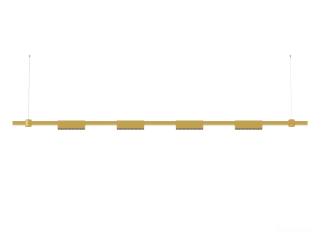 Askılı armatürler HOKASU PL11 (GOLD/2000mm – 190mm/3K/14W/40deg)