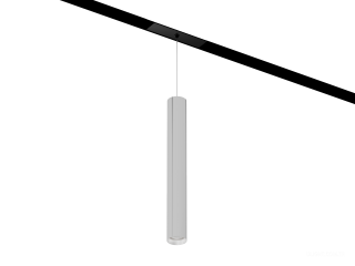 Armatürler HOKASU OneLine Tube Hang (SILVER/D40/320mm/Lens — 4K/7W/15deg)