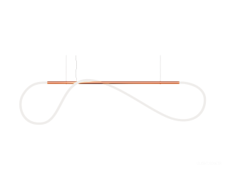 Askılı armatürler HOKASU GhostLight (COPPER/1500mm — 3K/55W/3000mm/360deg)