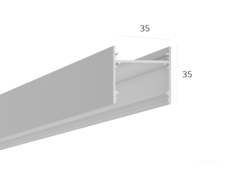 Profil HOKASU S35 ral9003 (difüzörsüz) — 2000mm