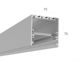 Profil HOKASU S75 ral9003 (difüzörsüz) — 5000mm