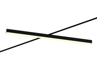 Raylı armatürler HOKASU S50 TR4 (RAL9005/1250mm/LT70 — 3K/48W)