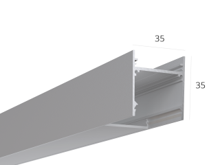 Alüminyum LED profil LINE 3535 RAW LT70 (difuzorlu) — 2500mm