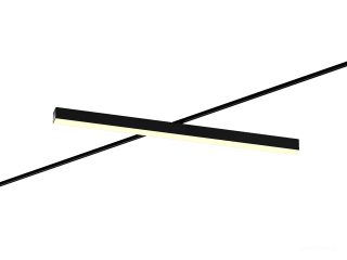 Raylı armatürler 6063 5050 TR4 (RAL9005/1000mm/LT70 — 3K/38W)