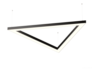 Armatürler HOKASU Delta S50 (RAL9005/3x811/LT70 — 4K/52W)