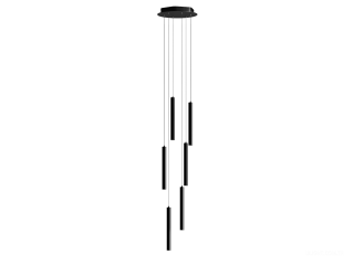 Askılı armatürler HOKASU PL14 (RAL9005/D40/320mm — 3K/30W/10deg)