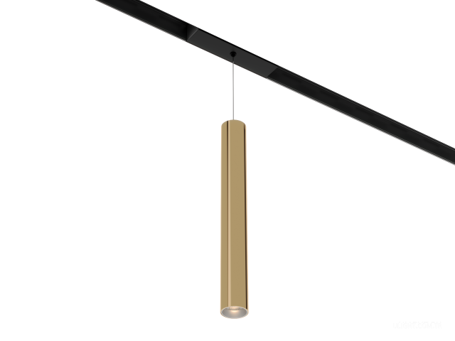 Armatürler HOKASU OneLine Tube Hang (GOLD/D40/320mm/Lens — 4K/7W/24deg)