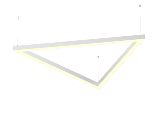 Armatürler HOKASU Delta 35/40 (RAL9003/3x819/LT70 — 3K/55W)