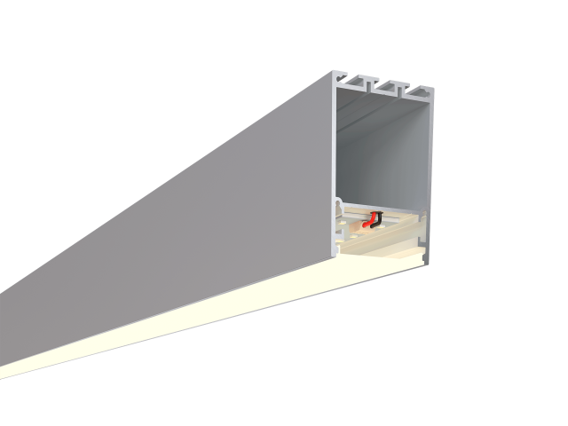 Lineer armatürler LINE5070-P NoPS (Anod/1410mm/LT70 — 4K/47W) — Adaptör olmadan fotoğraf:1