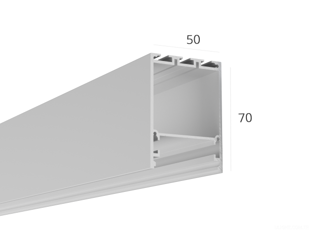 Profil HOKASU 50/70 ral9003 (difüzörsüz) — 5000mm | w_post (3)