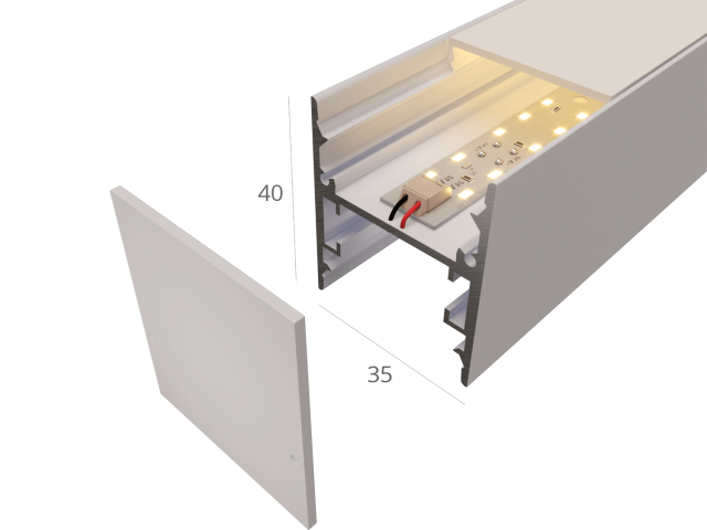 Lineer armatürler HOKASU 35/40 U&D | 86fe2d2c87f1096c5a8bb90c88de5132