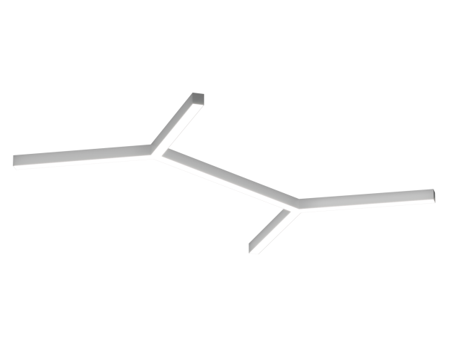 Armatürler HOKASU Molecule S50 (RAL9003/6x634mm/LT70 — 4K/80W)