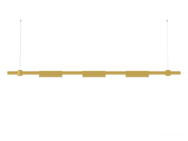 Askılı armatürler HOKASU PL11 (GOLD/1500mm – 200mm/LT70/3K/18W/120deg)