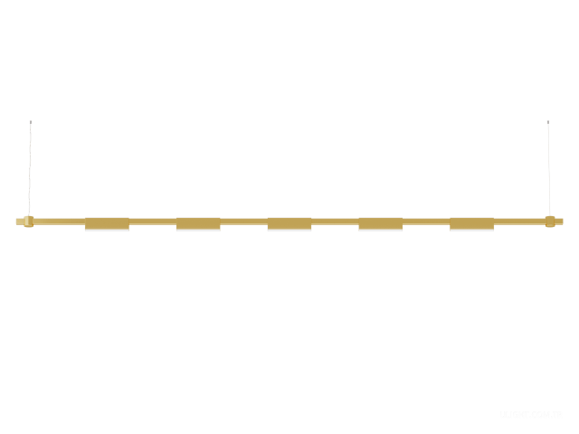 Askılı armatürler HOKASU PL11 (GOLD/2500mm – 200mm/LT70/3K/30W/120deg)