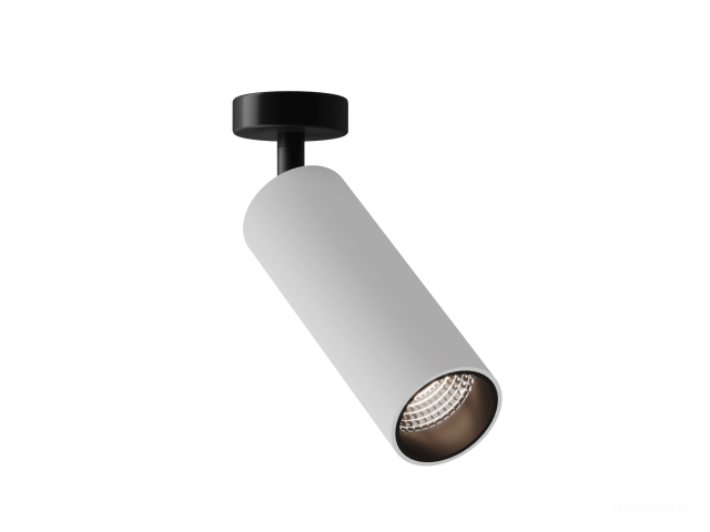 Armatürler HOKASU Tube On (RAL9003+B/D55 — 3K/10W/23deg) | tube-on-55_160_post