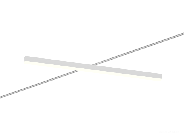 Raylı armatürler 6063 5050 TR2 (RAL9003/1250mm/LT70 — 4K/48W)