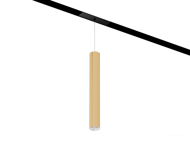 Armatürler HOKASU OneLine Tube Hang (GOLD/D40/320mm/Lens — 4K/7W/24deg)