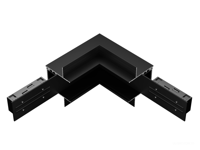 Bağlantı ekipmanı 6063 TrackLine Edgeless (L2/RAL9005) | 2023-01-11-10