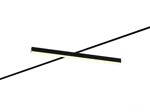 Raylı armatürler 6063 5050 TR2 (RAL9005/1000mm/LT70 — 3K/38W)