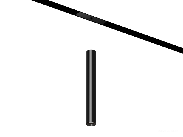 Armatürler HOKASU OneLine Tube Hang (RAL9005/D40/320mm/Lens — 4K/7W/36deg)