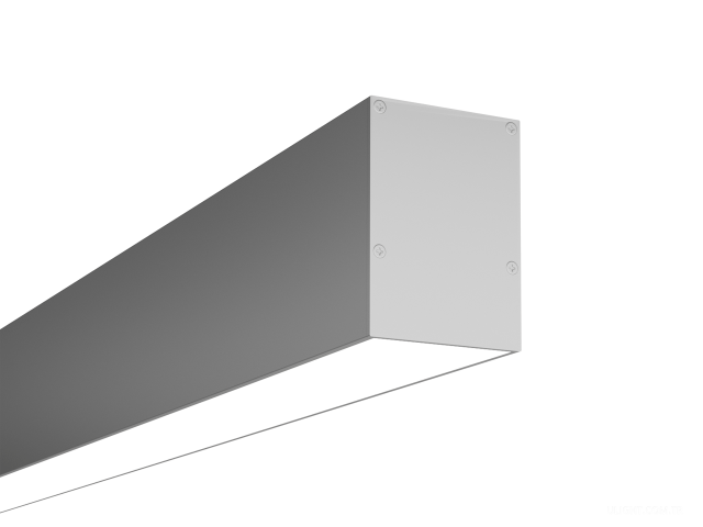 Lineer armatürler LINE5070P Adaptör olmadan (Anod/500mm/LT70 — 4K/17W) | 5