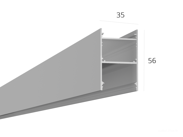 Profil HOKASU 35/56 ral9003 (difüzörsüz) — 3000mm