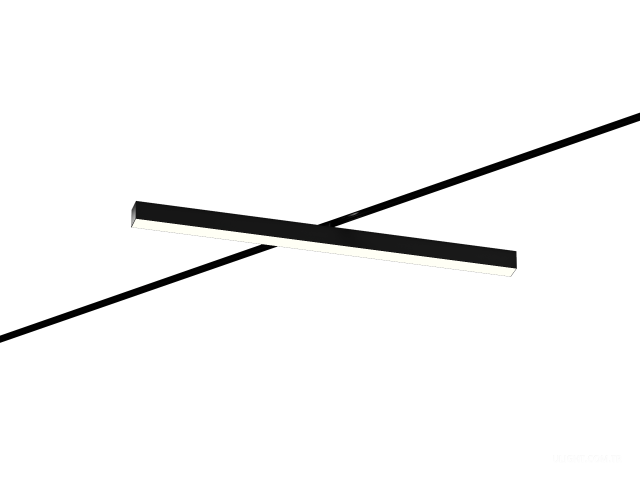 Raylı armatürler 6063 5050 TR2 (RAL9005/1000mm/LT70 — 4K/38W)