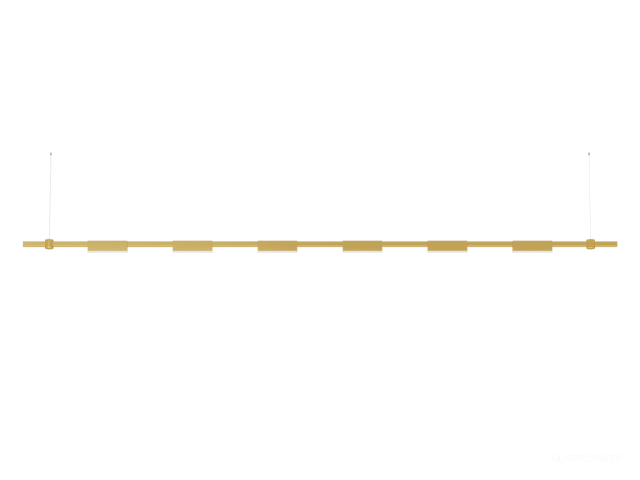 Askılı armatürler HOKASU PL11 (GOLD/3000mm – 200mm/LT70/3K/36W/120deg)