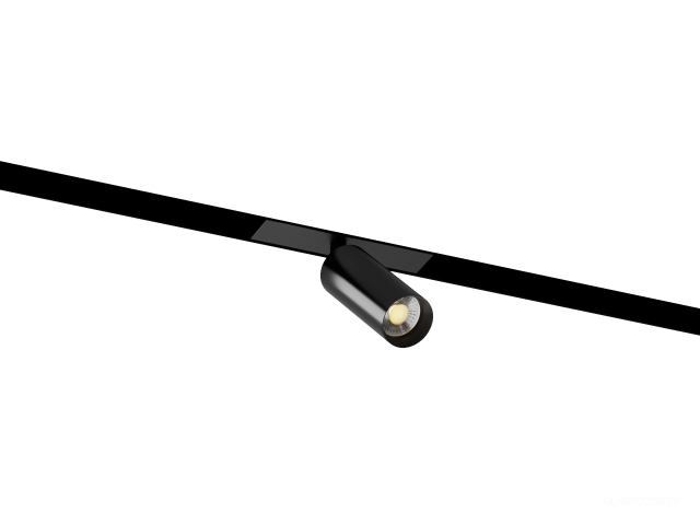 Armatürler HOKASU OneLine Tube (RAL9005/D40/100mm/Lens — 4K/7W/15deg)