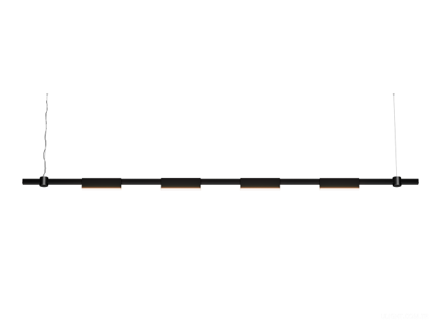 Askılı armatürler HOKASU PL11 (RAL9005/2000mm – 200mm/LT70/4K/24W/120deg)