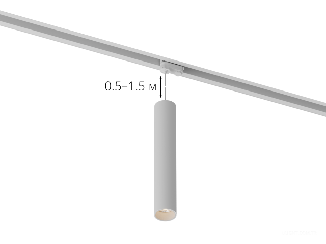 Armatürler HOKASU Tube Hang TR4 (RAL9003/D55/320mm — 3K/10W/38deg)